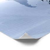 Karte Japans 2 Poster (Ecke)