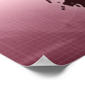 Karte Japans Poster (Ecke)