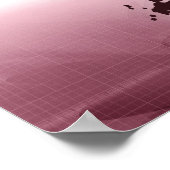 Karte Japans Poster (Ecke)