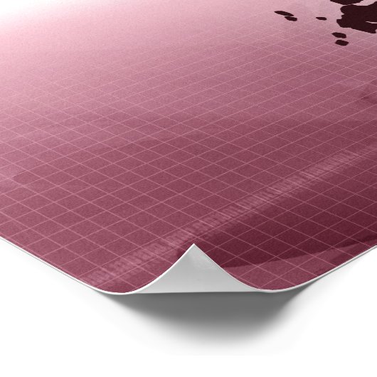 Karte Japans Poster (Ecke)