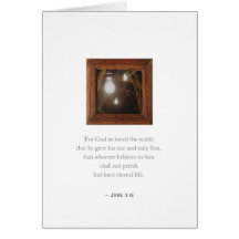 Karte Johannes 3:16 Vers Jesus Elegant Editierbar
