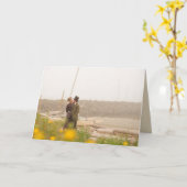 Karte — Jubiläumsgedicht (Gelbe Blume)