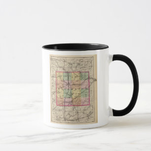 Karte Kalamazoo Landkreis, Michigan Tasse
