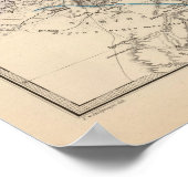 Karte Kanaans Poster (Ecke)