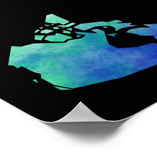 Karte Kanada Poster (Ecke)