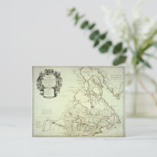 Karte Kanadas (Stehend Vorderseite)