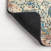 Karte Kanadas - Natürliche und industrielle Ressou Mousepad (Ecke)