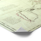 Karte Kanadas Poster (Ecke)