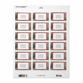 Karte, Kartografie, Geografie, Topografie, Europa Adressaufkleber (Vorne)