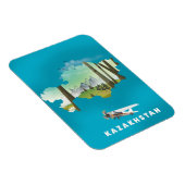 Karte Kasachstans Magnet (Rechte Seite)