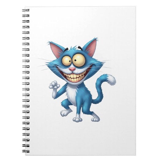 Karte Katzenfigur Notizblock (Vorderseite)
