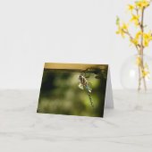 Karte "Kleiner Besucher" (Gelbe Blume)