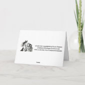 Karte "Knights courdens Maidens" (Rückseite)