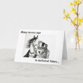 Karte "Knights courdens Maidens" (Gelbe Blume)