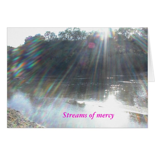 Karte: Komm, du Fount jeden Segen (Vorderseite (Horizontal))