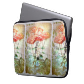 Karte, Kompass, Rosen Laptopschutzhülle (Vorderseite Links)