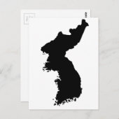 Karte Koreas (Vorne/Hinten)