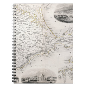 KARTE: KRIM, c1855 Notizblock