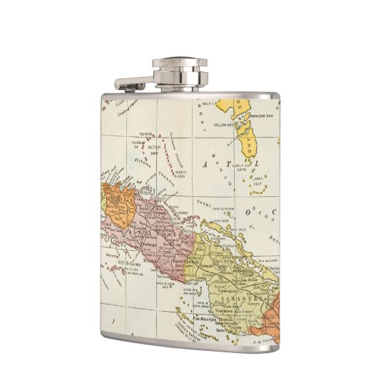 KARTE: KUBA, 1900 FLACHMANN (Links)