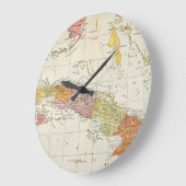 KARTE: KUBA, 1900 GROßE WANDUHR (Winkel)