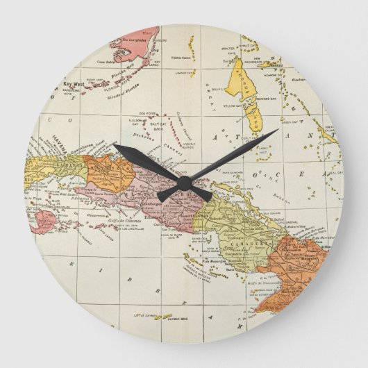 KARTE: KUBA, 1900 GROßE WANDUHR (Vorderseite)