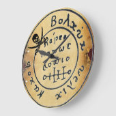 KARTE, KULTUR UND SCHWERTER FÜR ANTIQUE PIRATEN GROßE WANDUHR (Winkel)