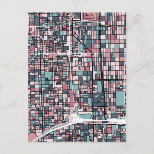 Karte Kyotos Japan (Vorderseite)