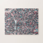 Karte Kyotos Japan Puzzle (Horizontal)