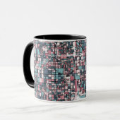 Karte Kyotos Japan Tasse (Vorderseite Links)