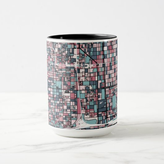 Karte Kyotos Japan Tasse (Zentrum)