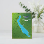 Karte "Lac de Castillon France" (Stehend Vorderseite)