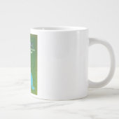 Karte "Lac de Castillon France" Jumbo-Tasse (Rechts)