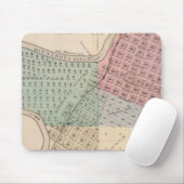 Karte Le Sueur, Karte von Cleveland, Minnesota Mousepad (Mit Mouse)