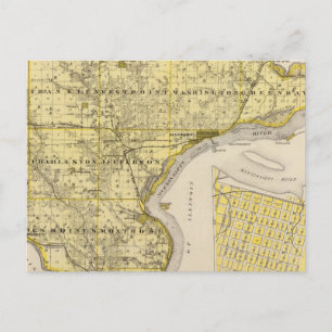 Karte Lee Landkreis und Montrose, Staat von Iowa