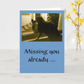 Karte - leer - Vermisst Sie bereits (Gelbe Blume)