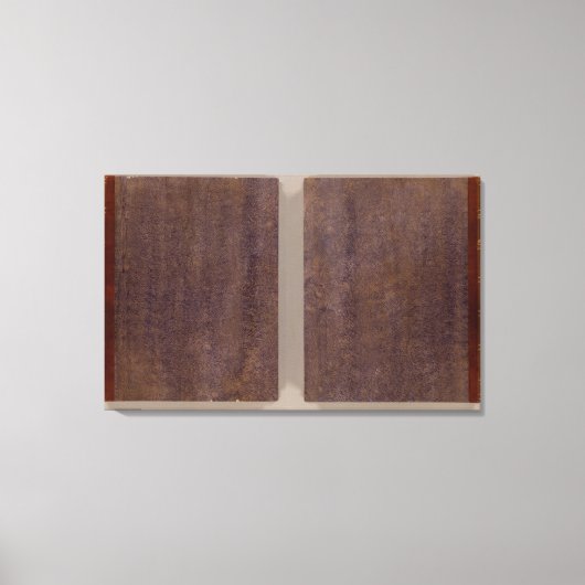 Karte Leinwanddruck (Vorderseite)