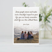 Karte - Liebe und Freundschaft (Stehend Vorderseite)