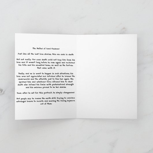 Karte "Lord-Cadaver" (Innenseite)