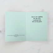 Karte "Loss des Heimtiers" (Innenseite)