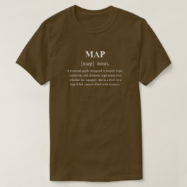 Karte Lustiges Abenteuer Definition Mit Weißem Tex T-Shirt