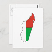 Karte Madagaskar (Vorne/Hinten)