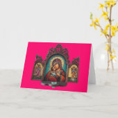 Karte Madonnas Tryptich (Gelbe Blume)