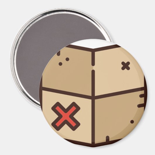 Karte Magnet (Vorderseite/Rückseite)