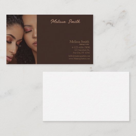 KARTE MAKEUP-KÜNSTLER (Vorne/Hinten)