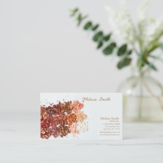 KARTE MAKEUP-KÜNSTLER (Stehend Vorderseite)