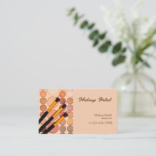 KARTE MAKEUP-KÜNSTLER (Stehend Vorderseite)