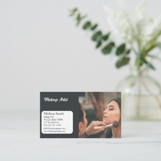 KARTE MAKEUP-KÜNSTLER (Stehend Vorderseite)