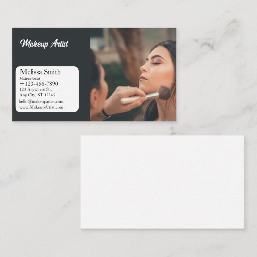 KARTE MAKEUP-KÜNSTLER (Vorne/Hinten)