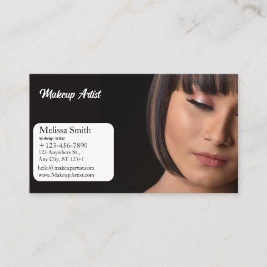 KARTE MAKEUP-KÜNSTLER (Vorderseite)