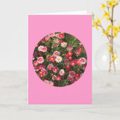 Karte, "malte Gänseblümchen in einem Kreis" F-1 Karte (Gelbe Blume)